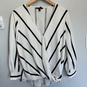 Banana Republic faux wrap blouse